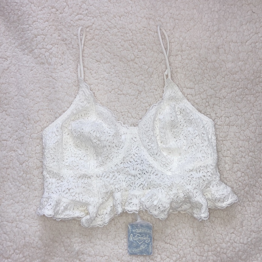 Free People Ivory Bra - Medium